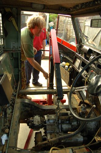 Moss welding on some fishplates